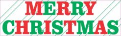 10in x 3in Merry Christmas Vinyl Bumper magnet  Car magnets
