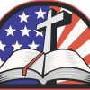 American Cross Bible Bumper Sticker