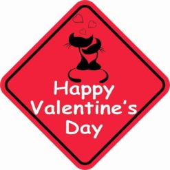 5in x 5in Happy Valentines Day Bumper Magnet Vinyl Magnets Magnetic