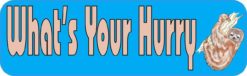 What\'s your hurry bumper