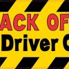 Grumpy Driver On Board Bumper Sticker