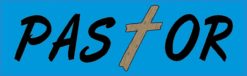 10in x 3in Pastor Religious Christian Vinyl Bumper Sticker Decal Stickers Decals