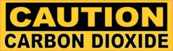 Caution Carbon Dioxide Sticker