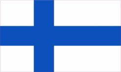 Finland Finnish Country Flag Magnet Magnetic Vehicle Sign
