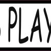 Let's Play Electric Guitar Vinyl Sticker