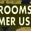 Camouflage Restrooms for Customer Use Only Sticker