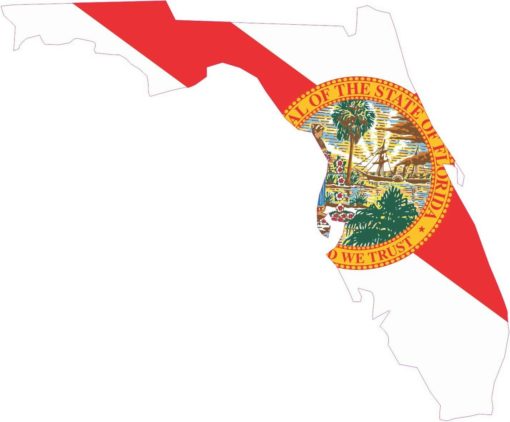 Florida State Flag Bumper Sticker