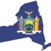 New York State Flag Sticker