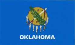 Oklahoma State Flag Sticker