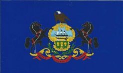 Pennsylvania State Flag Sticker