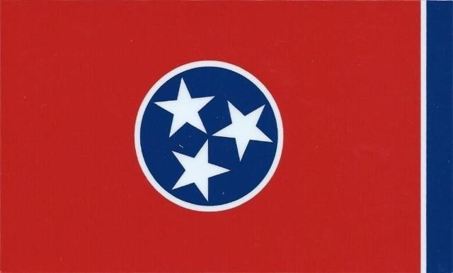 Tennessee State Flag Sticker