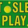 Eat Sleep Play Tennis Bumper Sticker