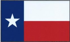 5in x 3in Black Border Texas State Flag Bumper Sticker Decal Car