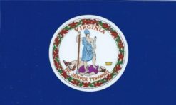 5in x 3in Virginia State Flag Bumper Sticker Decal Vinyl Window Stickers Car Decals