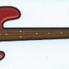 Red Guitar Bumper Sticker