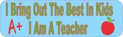 I Bring out the Best I Am a Teacher Magnet