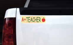 A+ Teacher Vinyl Sticker