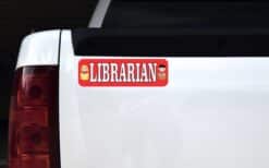 10in x 3in Librarian Bumper Sticker Window Decal Truck Stickers Vinyl Car Decals