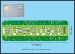10in x 3in Mowologist Landscaper Bumper magnet Vinyl magnetic magnets