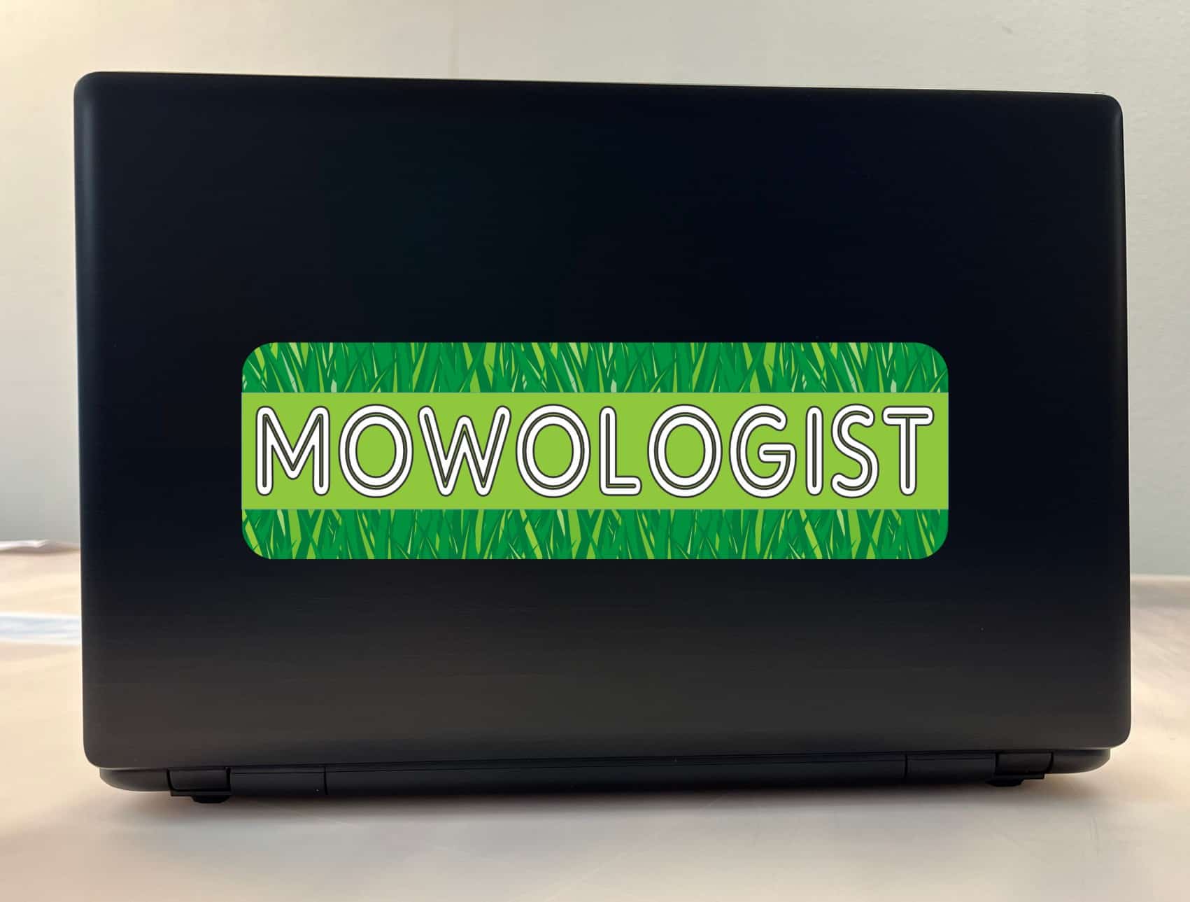 10in x 3in Mowologist Landscaper Bumper Sticker Decal Vinyl Window Stickers Decals