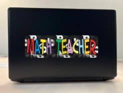 10in x 3in Math Teacher Teaching Bumper Sticker Vinyl Stickers Car Decal Window Decals
