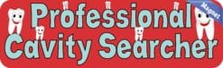 10in x 3in Professional Cavity Searcher Dentist Vinyl Bumper magnets magnetic magnet