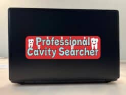10in x 3in Professional Cavity Searcher Dentist Vinyl Bumper Stickers Decals Window Sticker Decal