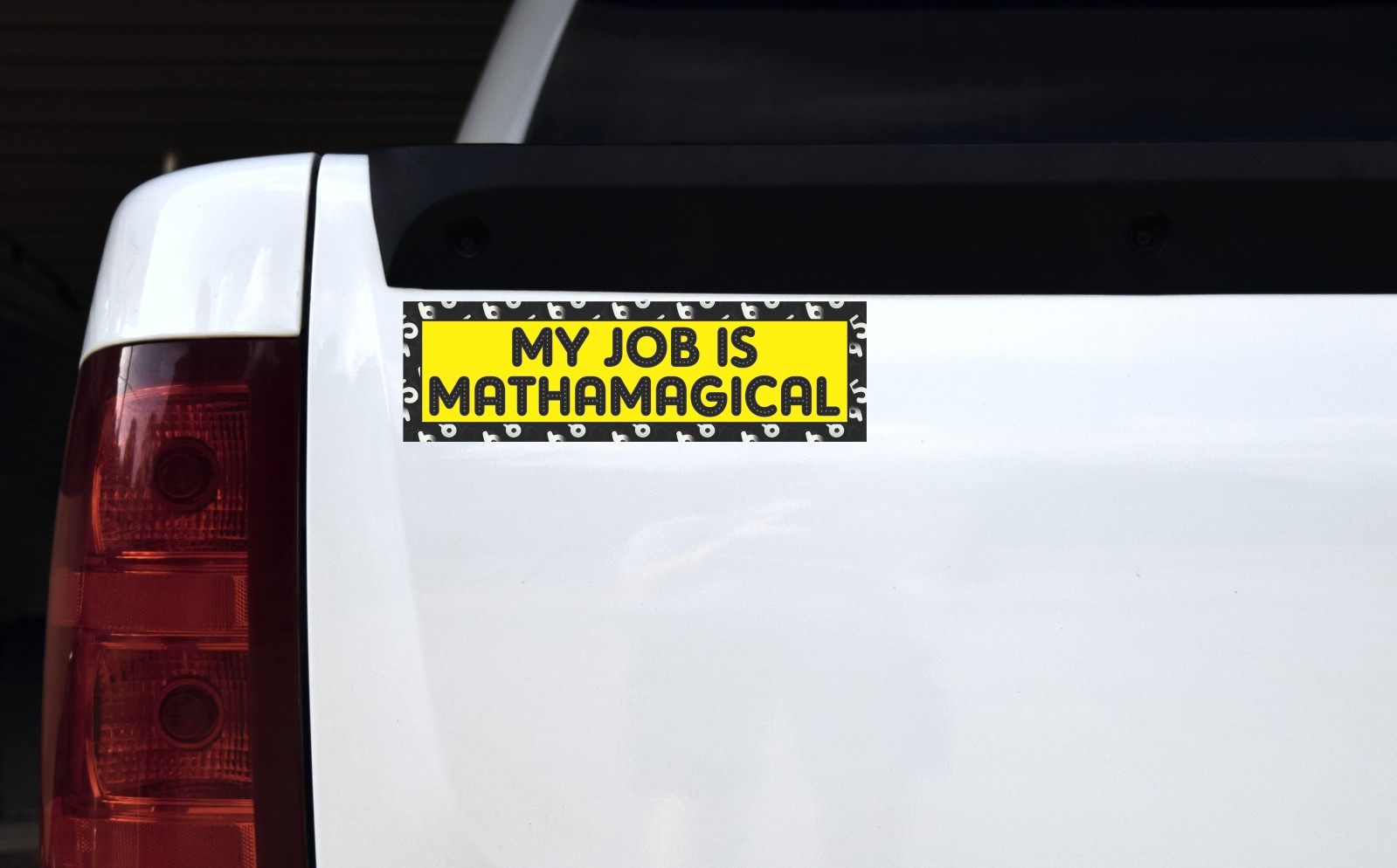My Job Is Mathamagical Bumper Sticker