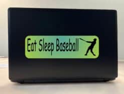 10in x 3in Eat Sleep Baseball Bumper Sticker Window Decal Vinyl Stickers Car Decals