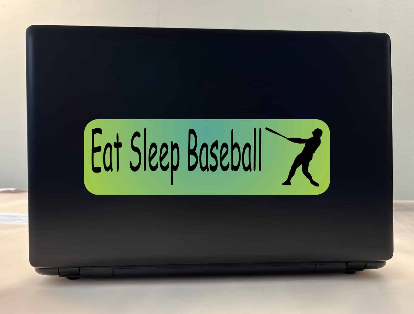 10in x 3in Eat Sleep Baseball Bumper Sticker Window Decal Vinyl Stickers Car Decals