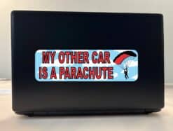 10in x 3in My Other Car Is Parachute Bumper Sticker Car Decal Stickers Window Decals