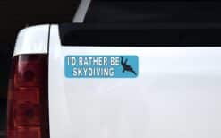10in x 3in I''d Rather Be Skydiving Bumper magnet magnets magnetic Car '