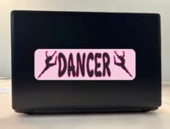 10in x 3in Dancer Vinyl Bumper Sticker Decal Car Window Decals Truck Stickers