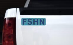 10in x 3in FSHN Fishing Vinyl Bumper magnet Car magnetic Truck magnets