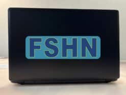 10in x 3in FSHN Fishing Vinyl Bumper Sticker Decal Car Window Decals Truck Stickers