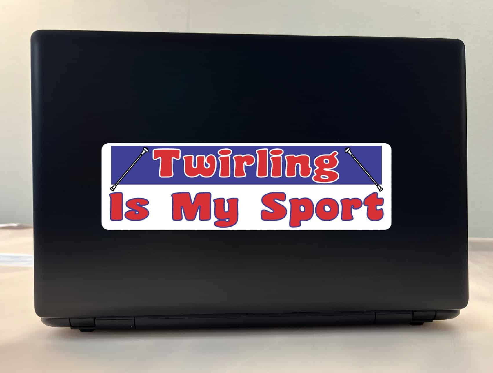 10in x 3in Twirling Is My Sport Bumper Sticker Vinyl Decal Windo