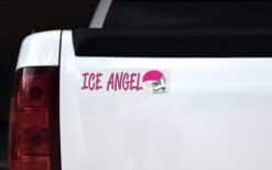 10in x 3in Ice Angel Skating Sports Bumper Sticker Vinyl Window Decal