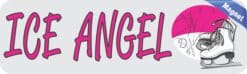 10in x 3in Ice Angel Skating Sports Magnet Magnetic Vehicle Sign