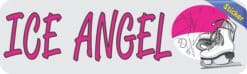 10in x 3in Ice Angel Skating Sports Bumper Sticker Vinyl Window Decal