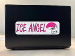 10in x 3in Ice Angel Skating Sports Bumper Sticker Vinyl Window Decal