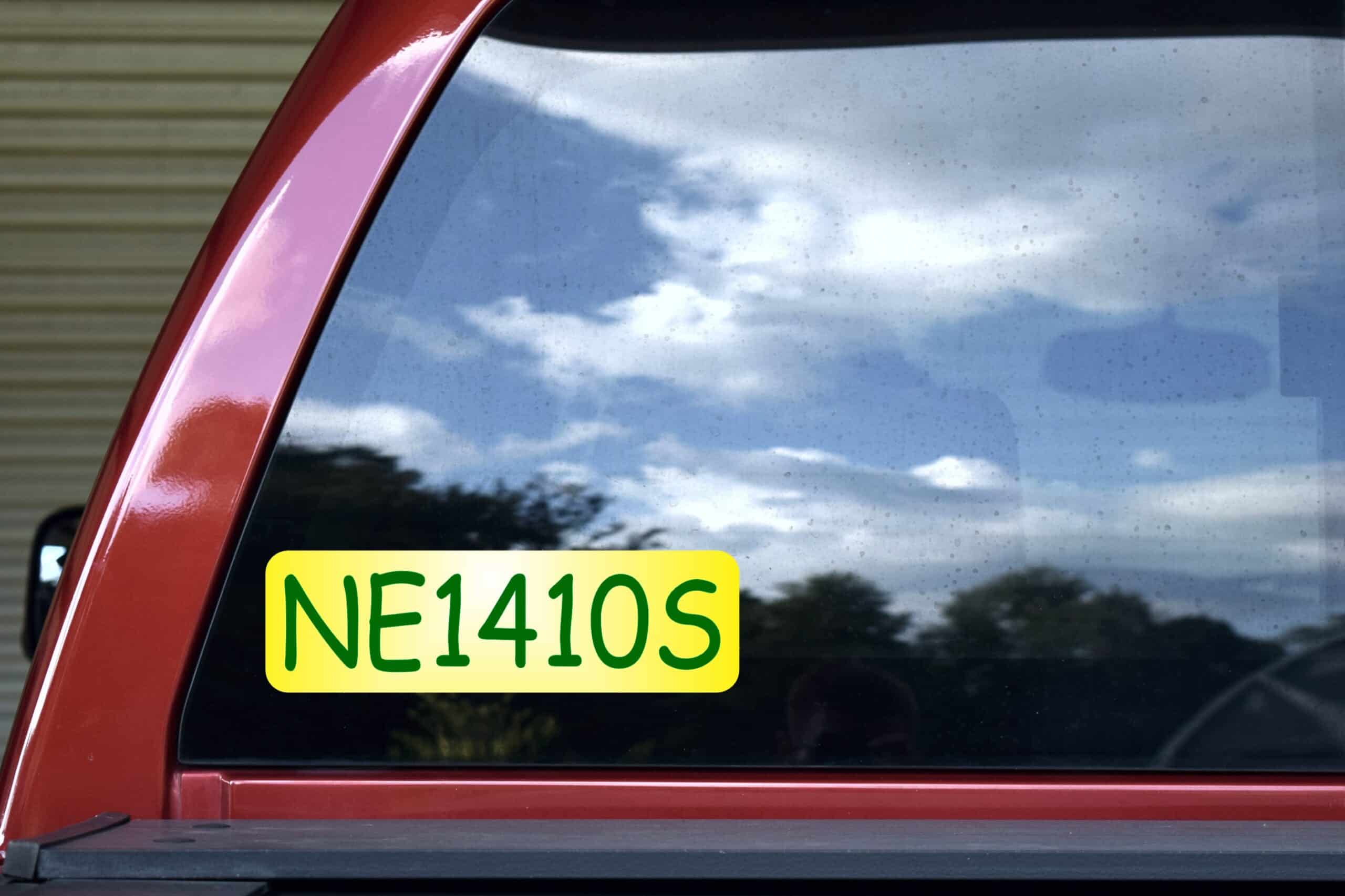 10in x 3in NE1410S Anyone for Tennis Bumper Sticker Vinyl Vehicle Decal