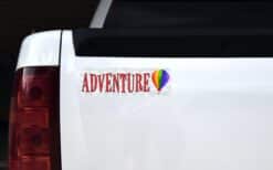 10in x 3in Adventure Ballooning Bumper Sticker Window Stickers Vinyl Decals Car Decal