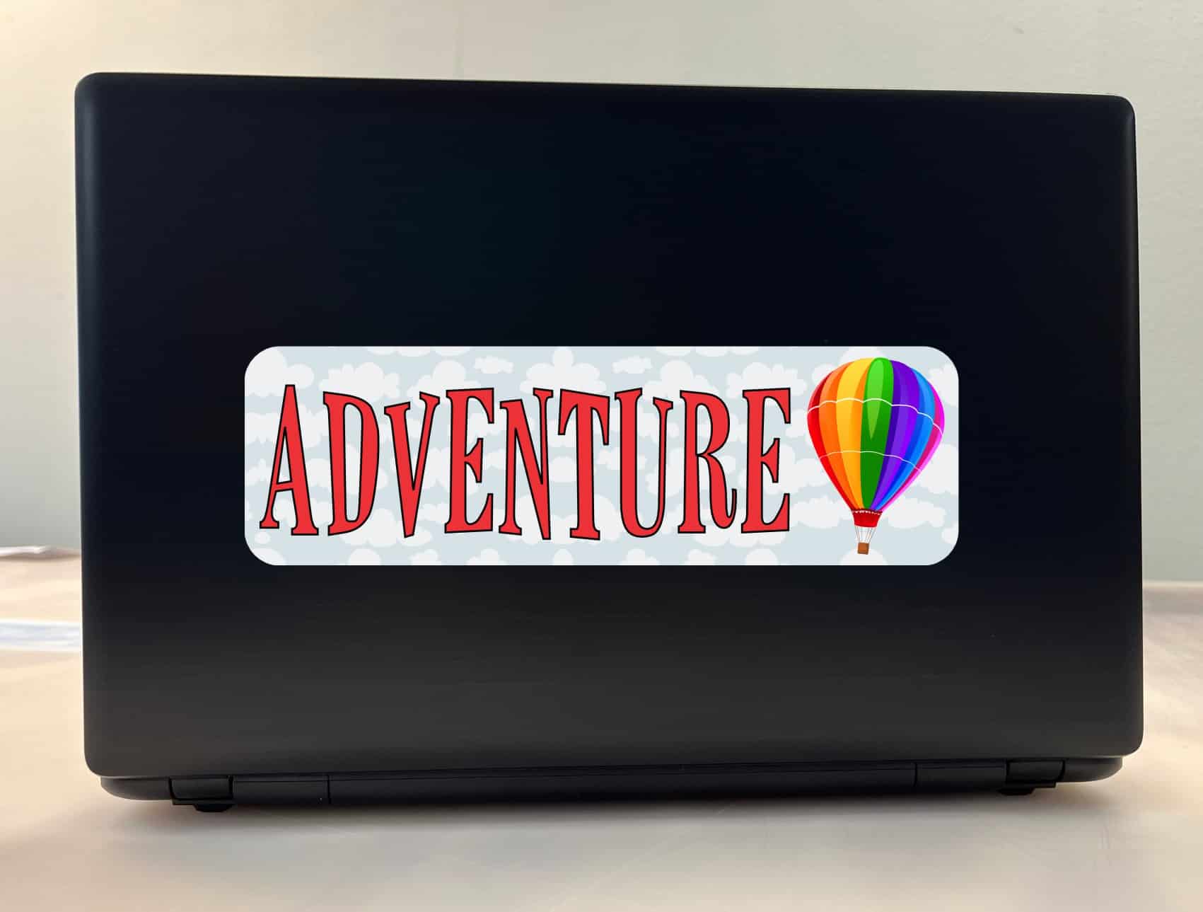 10in x 3in Adventure Ballooning Bumper Sticker Window Stickers Vinyl Decals Car Decal
