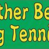 I'd Rather Be Playing Tennis Bumper Magnet
