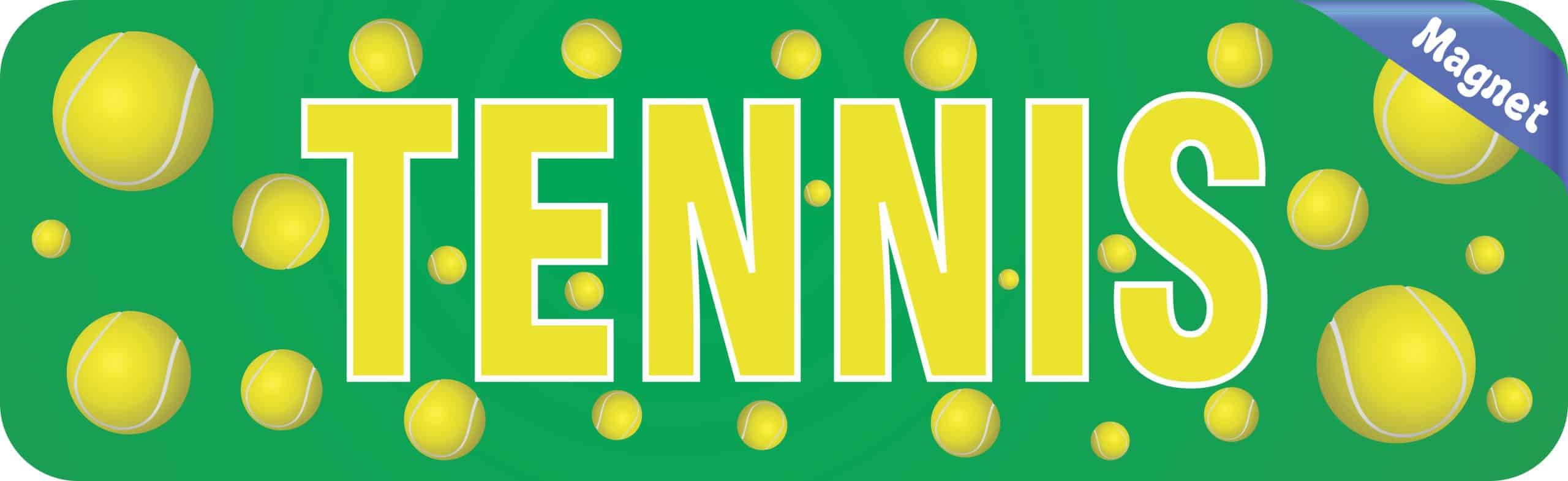 10in x 3in Tennis Magnet - Image 2