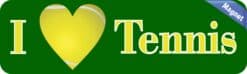10in x 3in I Love (Heart) Tennis Bumper magnets magnetic  magnet