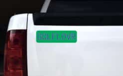 10in x 3in Golf Lovr(lover) Bumper magnets player magnetic car magnet