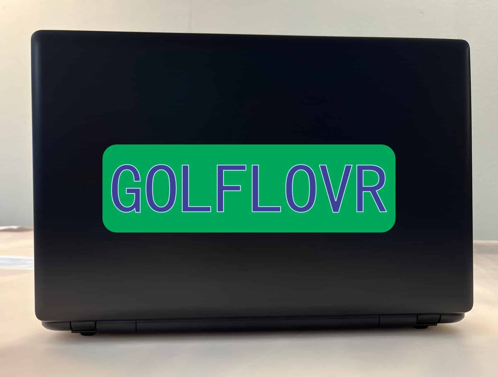 10in x 3in Golf Lovr(lover) Bumper Stickers player window decals car decal sticker