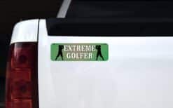 10in x 3in Extreme Golfer Bumper Stickers window decals decal sticker golf balls