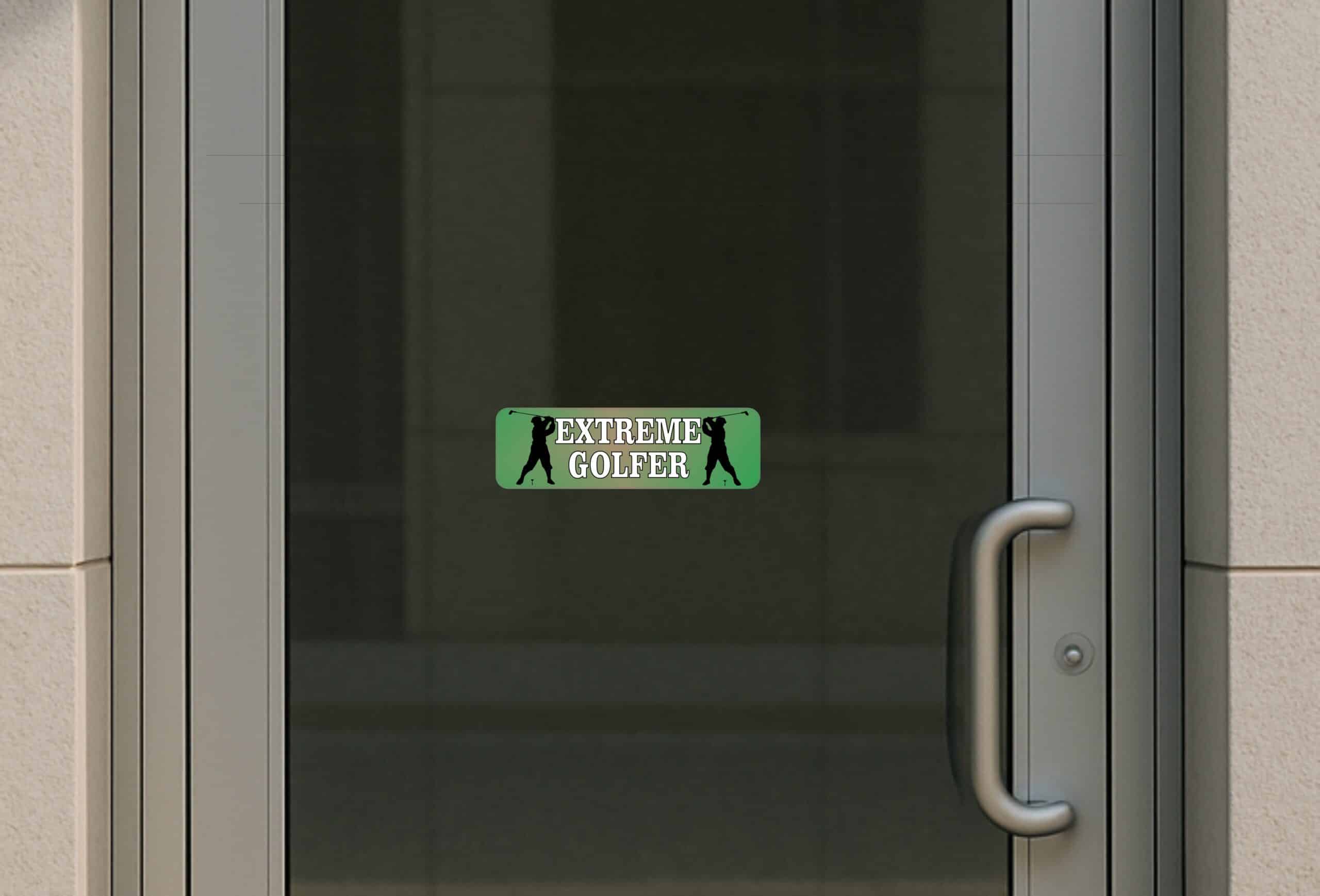 10in x 3in Extreme Golfer Bumper Stickers window decals decal sticker golf balls